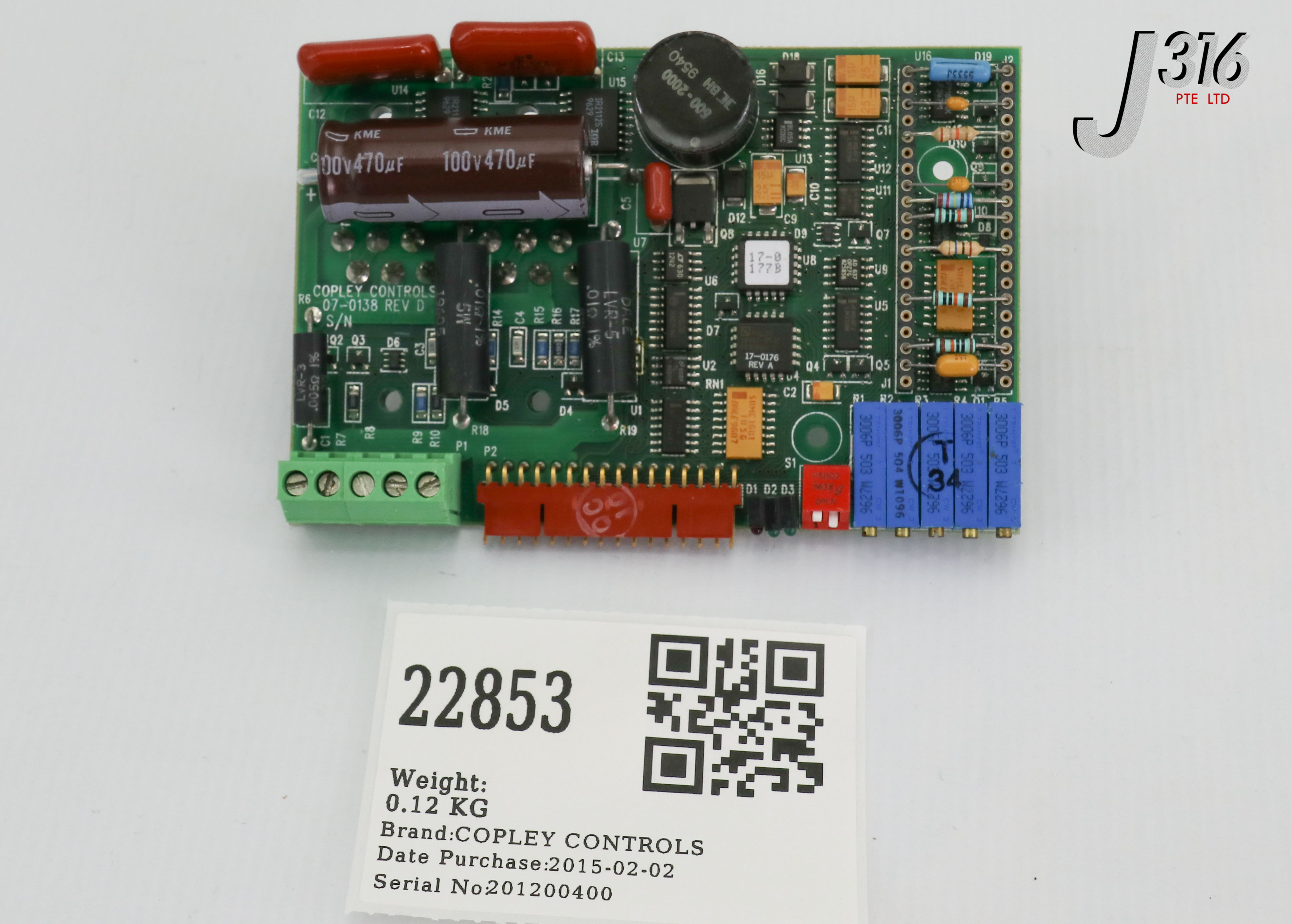 専用ページ② 22853 COPLEY CONTROLS PCB ASSY 07-0138 | eBay